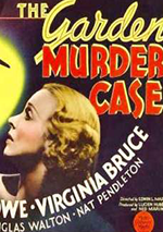 The Garden Murder Case poster