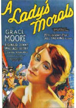 A Lady's Morals poster