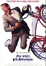 Pee-Wee's Big Adventure poster DVD