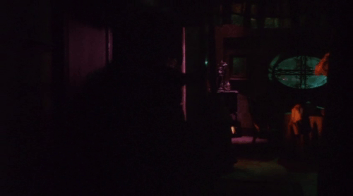 Black Sabbath - I I tre volti della paura - nurse discovering body of medium holding tuxedo cat in rocking chair animated gif