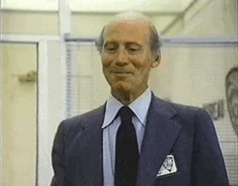 Eischied - The U.N. Connection - ginger and white tabby cat P.C. Waldo Kitty on couch beside Joe Don Baker with Finnerty Alan Oppenheimer animated gif