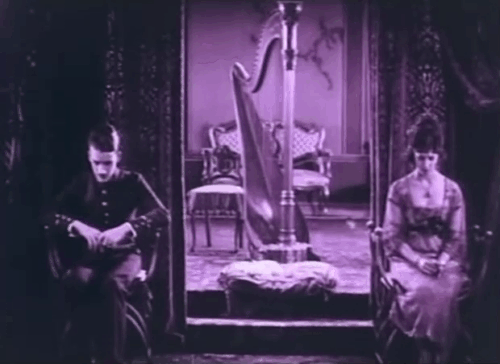 The Four Horsemen of the Apocalypse - long haired cat lying taking a swipe at small poodle dog animated gif