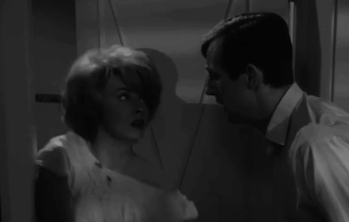 Part-Time Wife - Jenny Nyree Dawn Porter handing gray Persian cat to Tom Anton Rodgers with Uncle Charles Henry McCarty animated gif