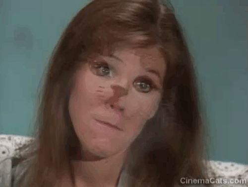 SCTV House of Cats - Alicia Catherine O'Hara changing into a cat photo animated gif