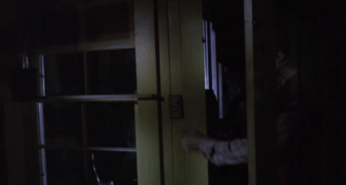 Without Warning - Greg Christopher S. Nelson startled by black cat animated gif