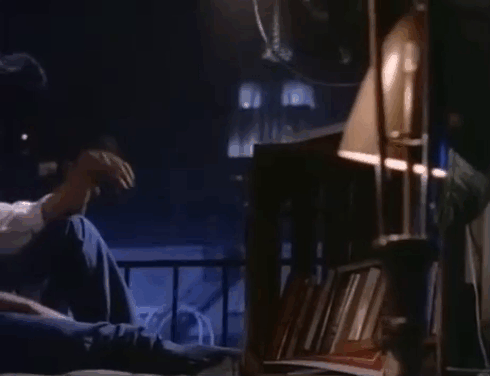 You Belong to the City - Glenn Frey - Siamese cat grooming in foreground animated gif