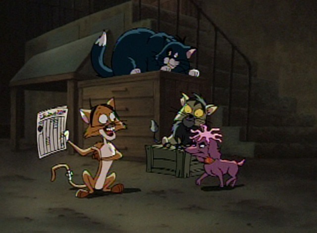 An American Tail: The Mystery of the Night Monster - Miss Mousey and cat gang