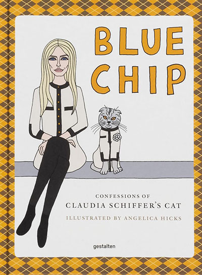 Argylle - cover of book Blue Chip Confessions of Claudia Schiffer's cat