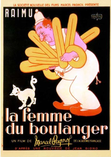 The Baker's Wife - movie poster for La femme du boulanger