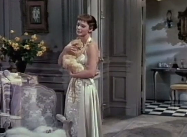 Beau James - Betty Compton Vera Miles hugging ginger tabby cat Tom Orangey