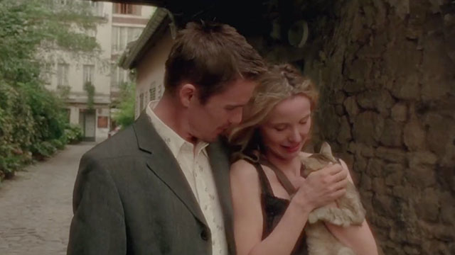 Before Sunset - tabby cat held by Celine Julie Delpy with Jesse Ethan Hawke