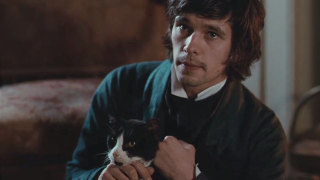 Bright Star - Keats Ben Whishaw holding tuxedo cat Topper