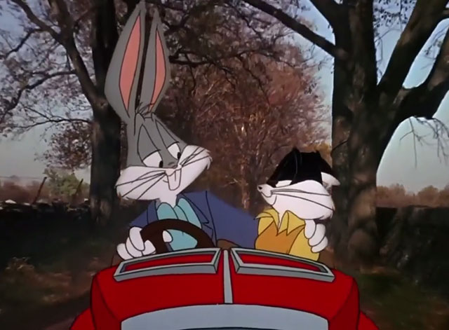 Carrotblanca - Rick Bugs Bunny driving in car with Kitty Ketty Penelope