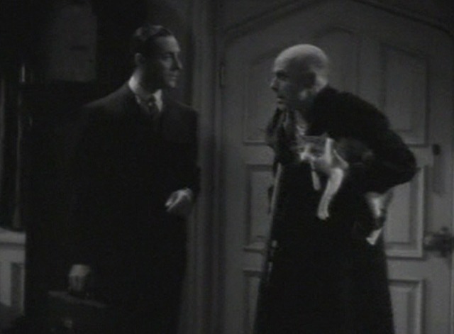 The Case of the Black Cat - Clinker cat with caretaker and Perry Mason