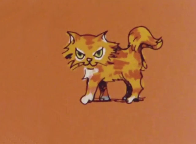 The Cat That Walked by Himself - cartoon ginger tabby cat