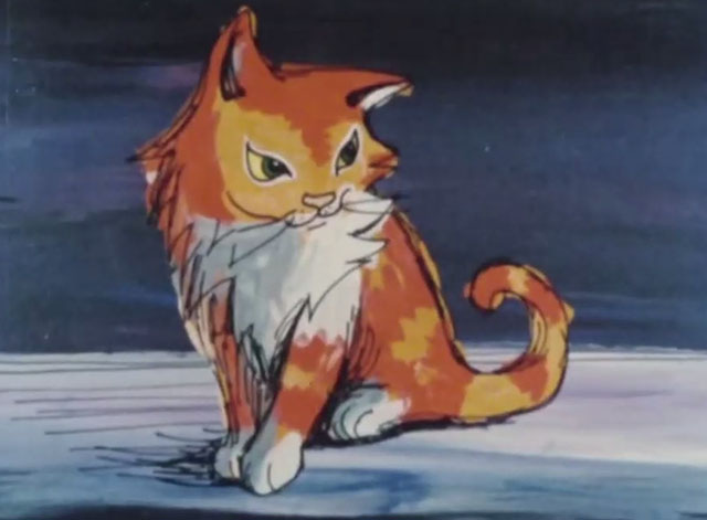 The Cat That Walked by Himself - cartoon ginger tabby cat