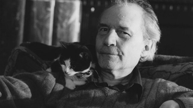 Celine and Julie Go Boating - director Jacques Rivette with tuxedo cat