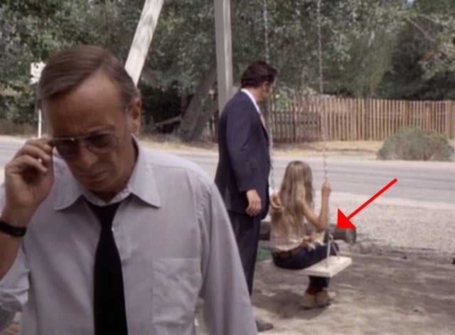 Charley Varrick girl with cat on swing