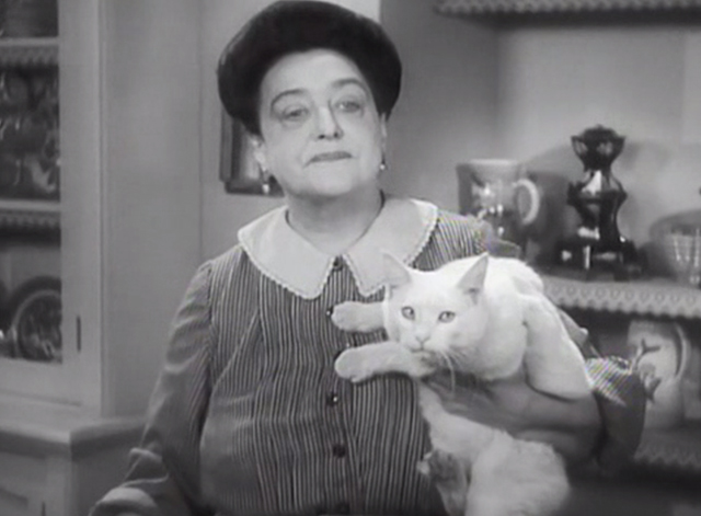 Chasing Yesterday - Therese Helen Westley holding white cat Whitey