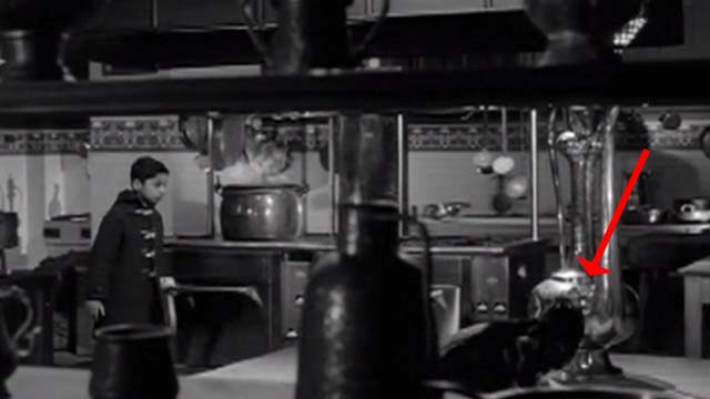 Children of the Damned - cat on table watching boy Rashid Mahdu Mathen