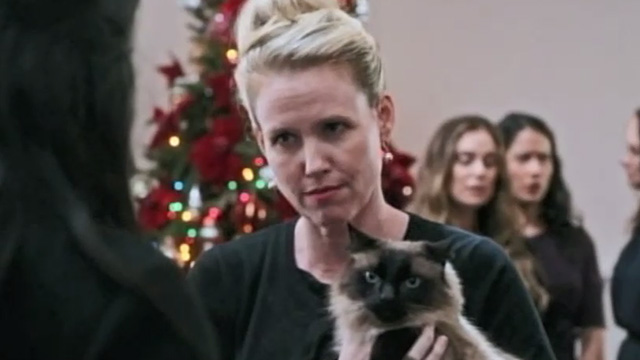 Christmas Everlasting - Carla Kelly Collins Lintz holding Himalayan cat