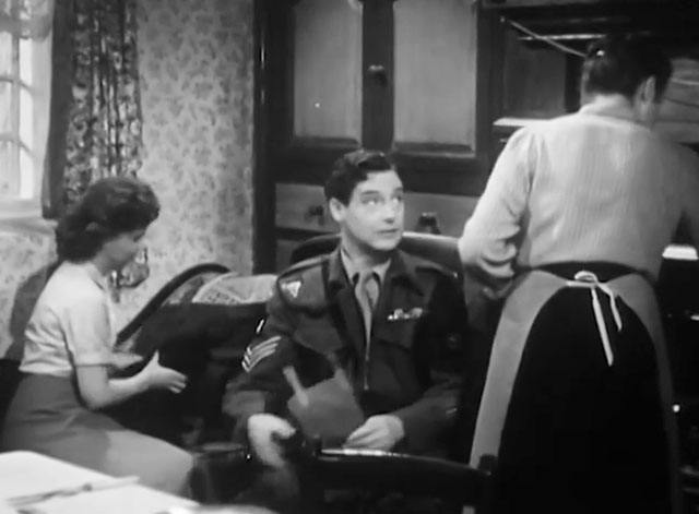 The Cure for Love - Jack Robert Donat with Milly Renee Asherson sitting with black cat