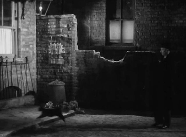 Date with Disaster - black cat running away from Tracey William Hartnell