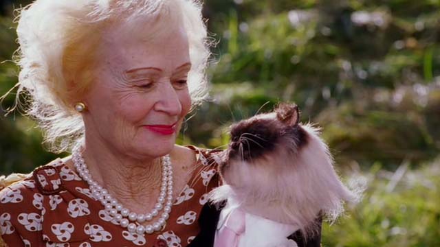 Date Movie - Himalayan cat puppet Jinxers with cat lady Beverly Polcyn