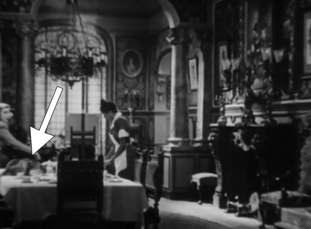 Death Walks in the Rain - La muerte camina en la lluvia - longhair tabby cat on table with Valeria Duval Margarita Corona