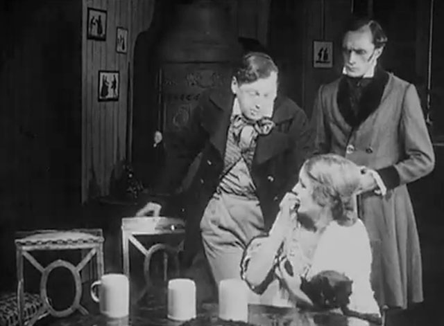 Eerie Tales - Unheimliche Geschichten - Conrad Veidt with drunk Reinhold Schunzel and Anita Berber holding black cat