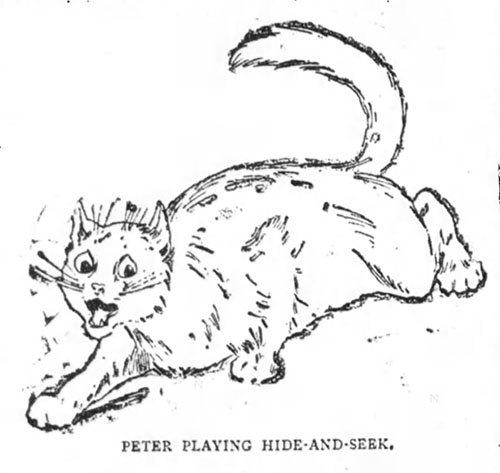 The Electrical Life of Louis Wain - illustration of cat Peter