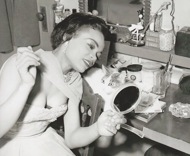 The Emperor's New Groove - Eartha Kitt in dressing room with her cat Jinx