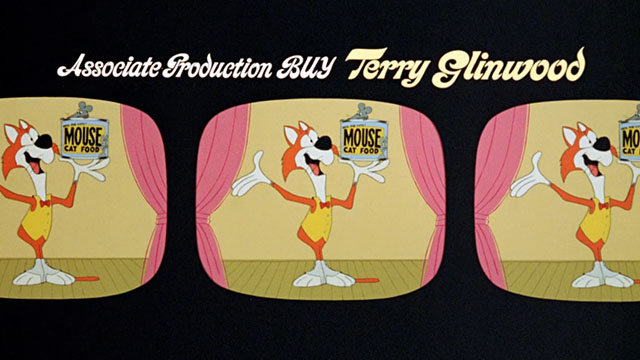 Every Home Should Have One - cartoon orange and white cat with Mouse Cat Food tin