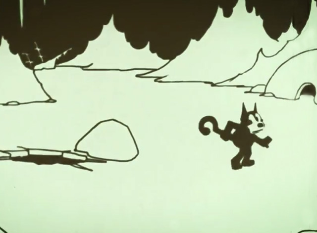 Felix Comes Back - Felix the cat uses question mark for tail