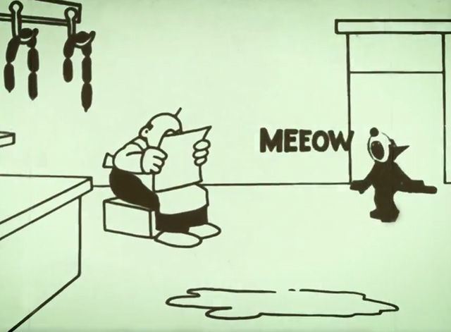 Felix Comes Back - Felix the cat meows to hot dogs