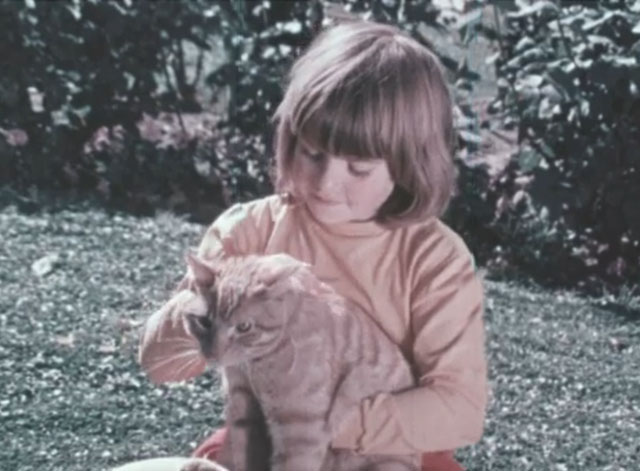 First Aid for Children - little girl holding ginger tabby cat