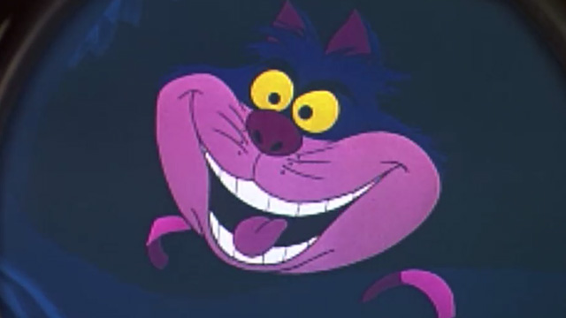 Flubber - animated Cheshire cat on Weebo screen