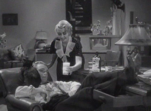 Footlight Parade - Chester with black cat on his shoulder