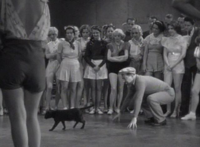 Footlight Parade - Francis instructs dancers to watch black cat's movements