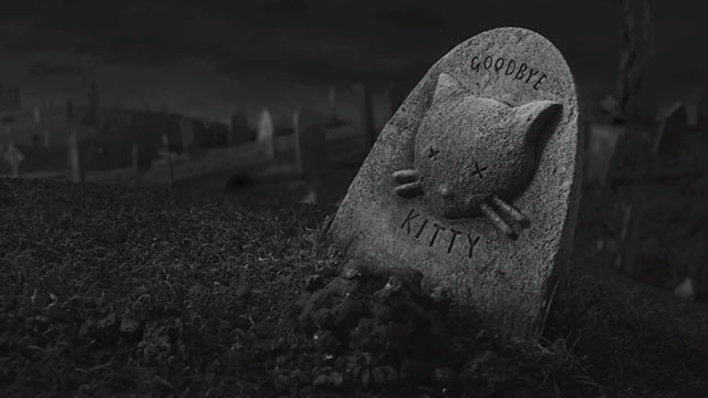 Frankenweenie - Goodbye Kitty gravemarker