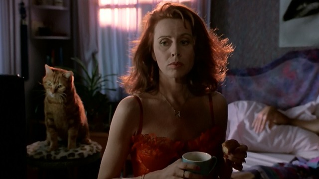 Frankie and Johnny - Cora Kate Nelligan and tabby cat