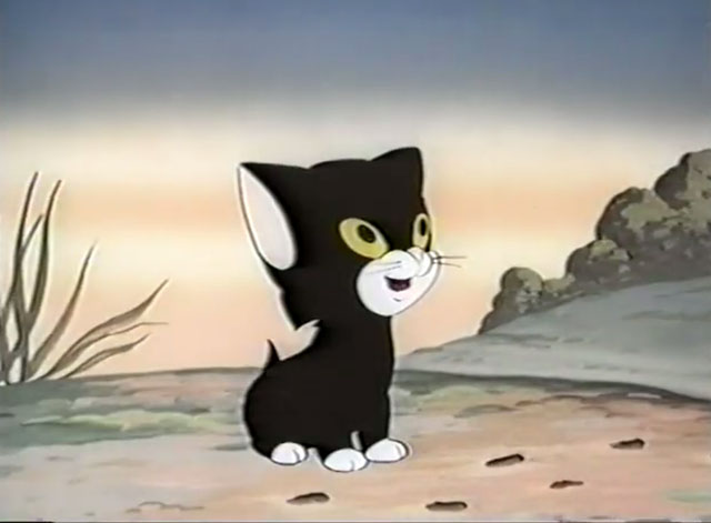 Frightday the 13th - cartoon black kitten Lucky