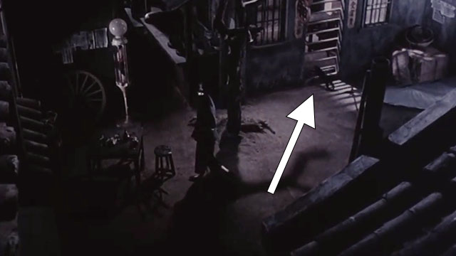 Fruits of Passion - black cat jumping through slots in door