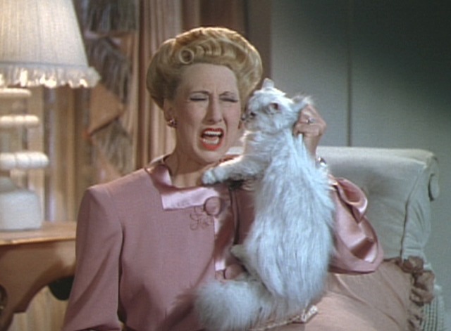 The Gang's All Here - Mrs. Potter picks up white Persian cat thinking it is telephone