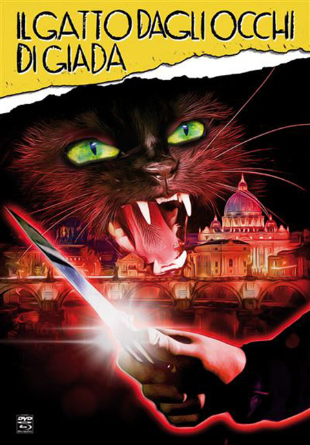 Il gatto dagli occhi di giada - Watch Me When I Kill - Blu Ray cover with black cat