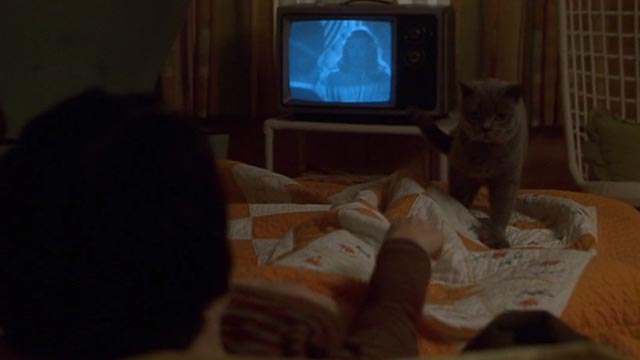 Girl, Interrupted - Susanna Winona Ryder motioning to Ruby gray cat