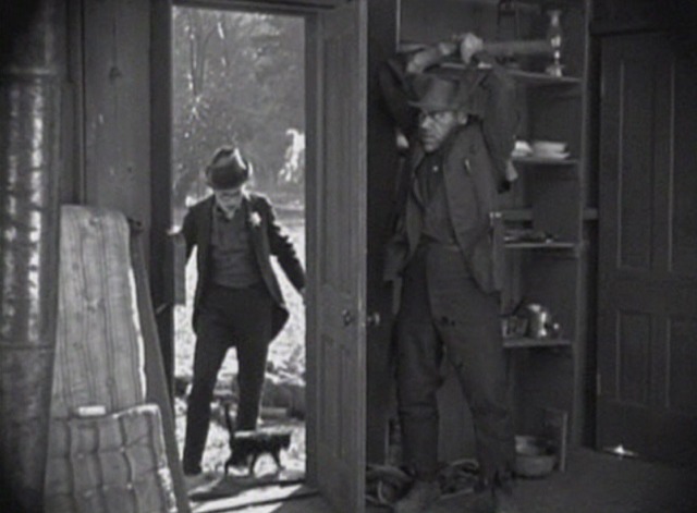 Grandma's Boy - black cat crossing Harold Lloyd's path