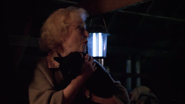Hard Rain - Doreen Betty White holding black cat