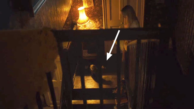 How I Live Now - Daisy Saoirse Ronan walking toward cat on stairs