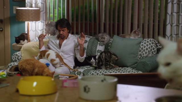 How to Be a Latin Lover - Maximo Eugenio Derbez with Cindy Kristen Bell surrounded by cats